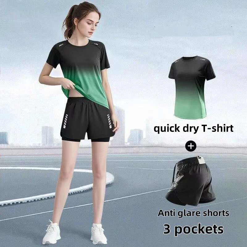 Yoga Fitness Kit - Женский комплект спортивной одежды, шорты для