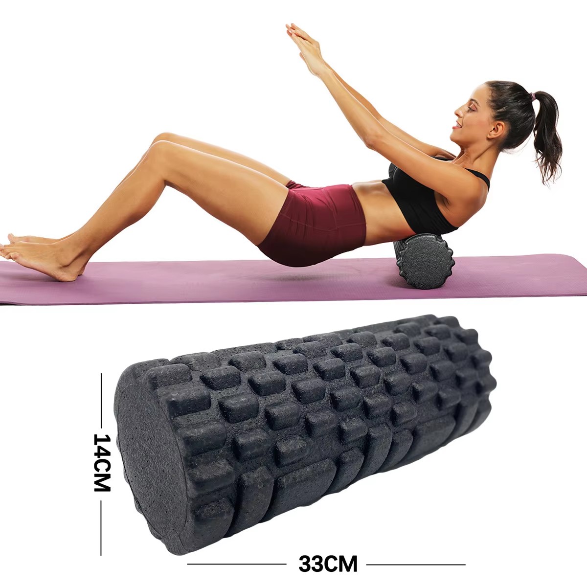 Yoga Fitness Wheel - 30/33 см фитнес-ролик для йоги, массажный
