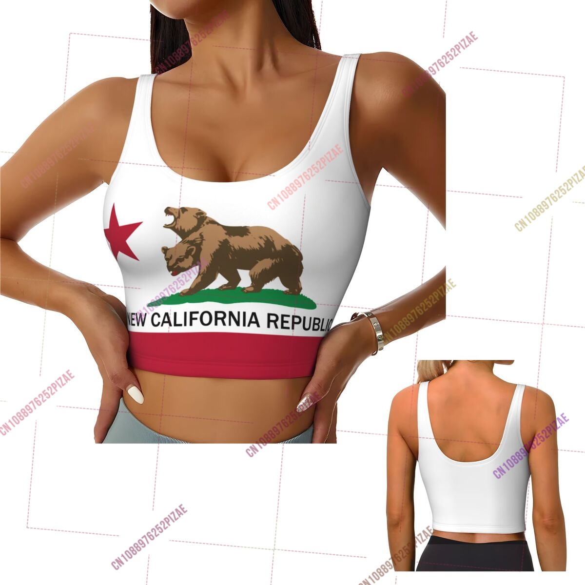 Спортивный бюстгальтер-топ с ф – обзор и цена Yoga Fitness California