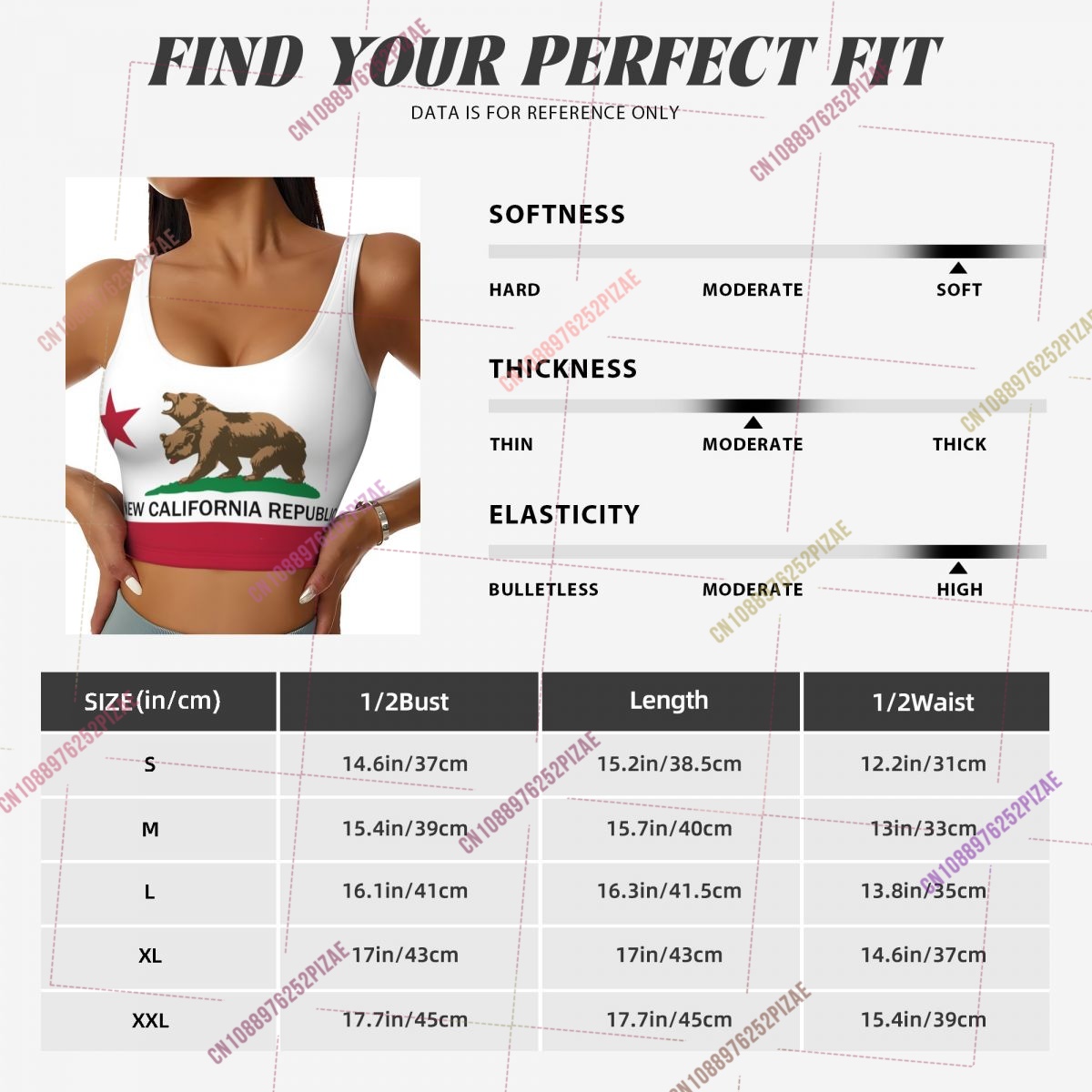 Спортивный бюстгальтер-топ с ф – обзор и цена Yoga Fitness California
