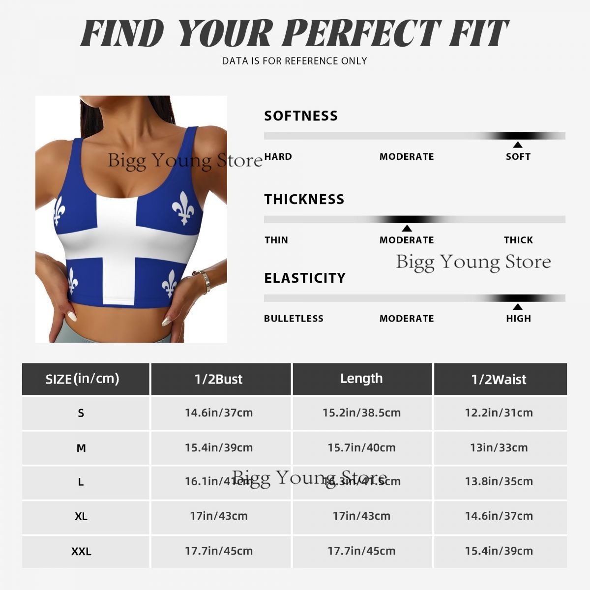 Женские базовые топы с флагом  – обзор и цена Yoga Fitness Quebec